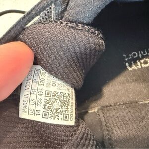 Adidas Charcoal Athletic Shoes